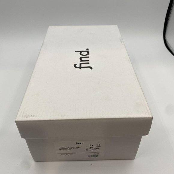 FIND. WOMEN'S FLAT CASUAL SHOE BLUE - Picture 7 of 8